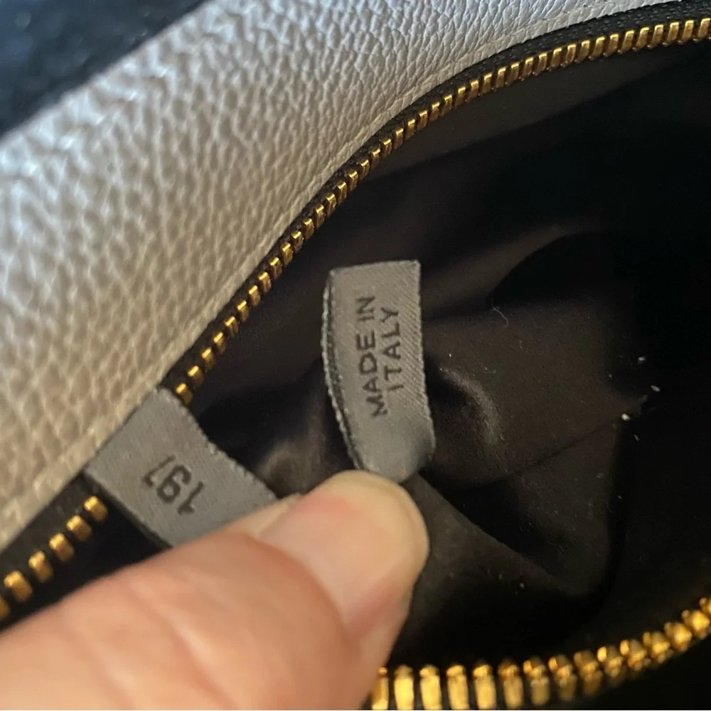 Auth Marc Jacobs Italy Medium Incognito Satchel Bag Grey Gold - Picture 5 of 14